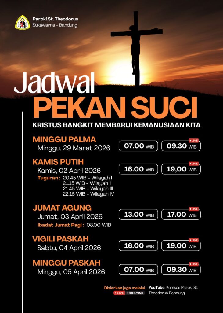 Jadwal Pekan Suci 2026