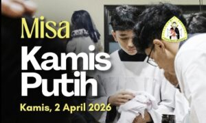 Misa Kamis Putih, 2 April 2026